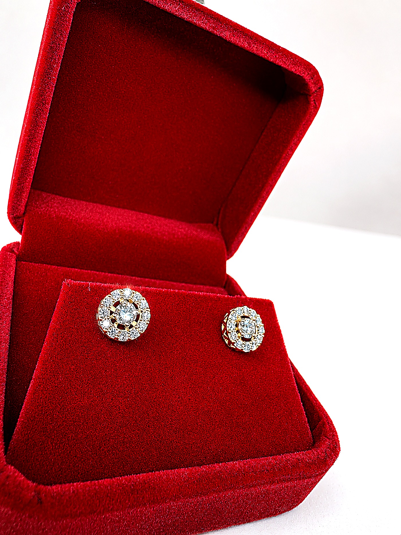 Halo Stud Earrings
