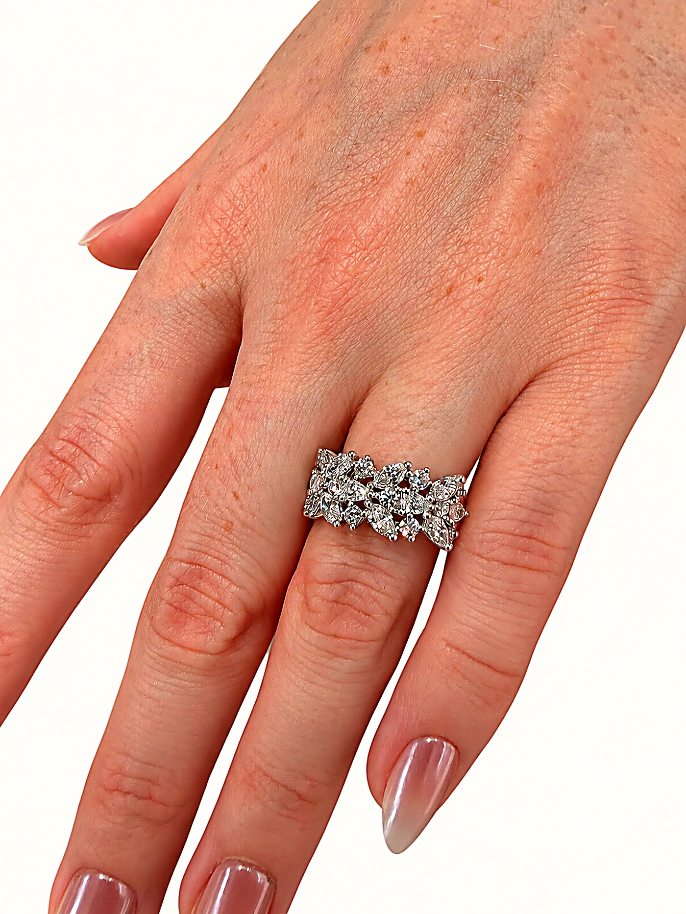 Pear and Brilliant Ring